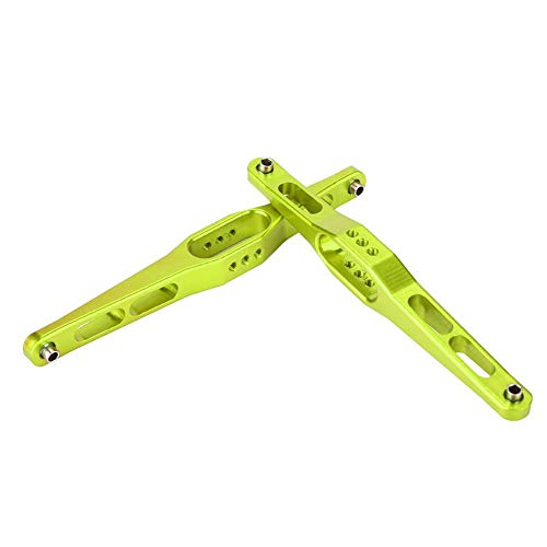 Rear Suspension Arm, Durable Metal 2pcs Set Rear Trailing Arms for RC Car Enthusiasts Off-Road Racing and Track Performance(Green 0023G)