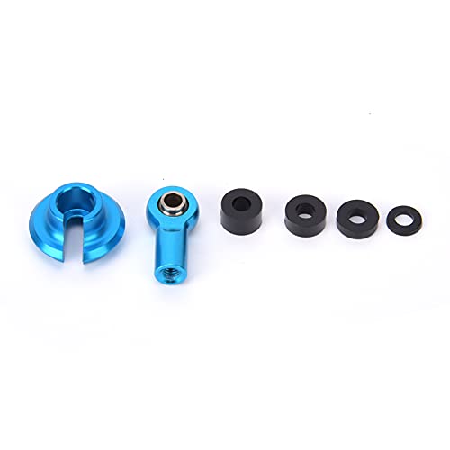 CNC Precision Machined Link Rod End Ball Joint Set for 1/10 ECX 2WD RC Car, Durable Accessories (Blue ECX1038B)