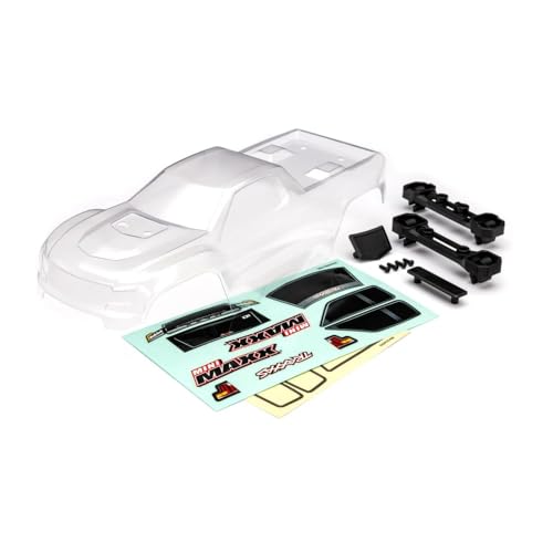 Traxxas 10711 - Mini Maxx Body w/Decals, Clear
