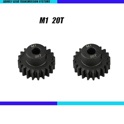 2Pcs Hardened Steel 20T Motor Pinion Gear for Traxxas 1/5 X-Maxx XMAXX 6S 8S 1/6 XRT 1/10 EREVO 2.0 Maxx Upgrade Parts