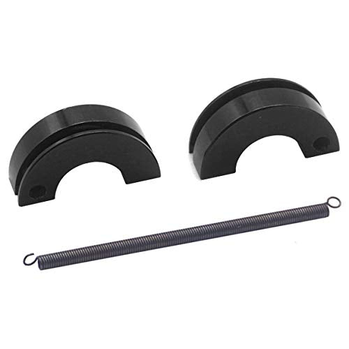 2Pack Vgoohobby Metal Engine Clutch Shoe Spring Upgrade Part Compatible with HSP Redcat Racing Himoto Traxxas 1/10 RC Nitro Racing Car Truck (Black) - color: Black
