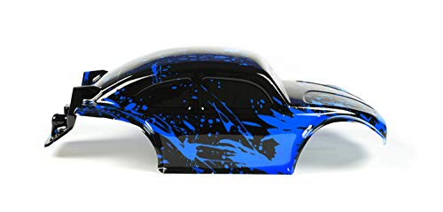 SummitLink Custom Body Compatible for 1/10 1/8 Scale RC Car or Truck (Truck not Included) (Muddy Blue Over Black) - style: Muddy Blue Over Black