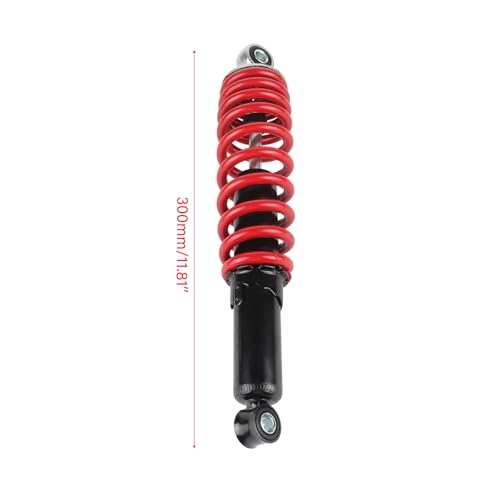 Front Suspension Shock Swing Arm Full Kit Upper Lower Steering Knuckle Spindle Kit For ATV Quad Bike Go Kart Buggy DIY Parts (340mm Front Suspension Shock Kit) - size: 340mm Front Suspension Shock Kit