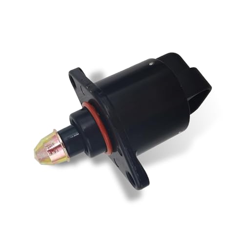 1 PC Car Idle Control Valve, Throttle Stepper Motor for Stable Engine Operation, Replacement of OEM #90380 10526 90325864 Accessories, Compatible with King Kong Idle Motor Idle Speed (Black)