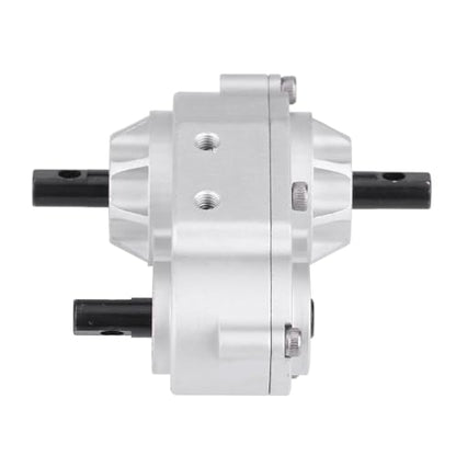 RC Transfer Case, RC Crawler Metal Transfer Gearbox 50x40x27mm/1.97x1.57x1.06in Model Vehicle Replacement Accessory for 1/10 RC Crawler Car