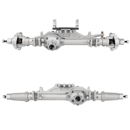 CNC Machined Aluminum Complete Front Rear Straight Axle for 1/10 RC Crawler Axial Wraith 90018 RR10 Bomber 90048 0301 AX10 Upgrade Parts