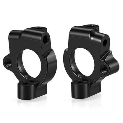 Aluminum Alloy Steering Knuckles Base Caster Blocks C Hubs Carrier Compatible with Tamiya VX01 1/10 RC Drift Car Upgrades Parts (Black) | Premium durable aluminum Performance Upgrade Simple Installation High precision CNC machined - color: Black