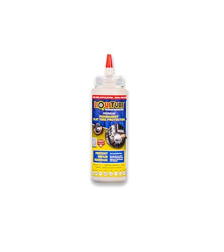 Premium Heavy Duty Tire Sealant - Permanent Flat Tire Protection for Trailer and Off Road Tires - Maintain Air Pressure, Balance - Seal Punctures, Bead, Rim, Tire Weathering Leaks (16 oz) - size: 16 oz