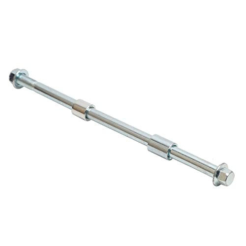 Mokuo 10mm 220mm Front Rear Axle with Bushing 6mm 20mm 32mm Fit for Motorcycle Pit Dirt Bike Moped Scooter QUAD ATV Mini Bike Parts - size: 10-220