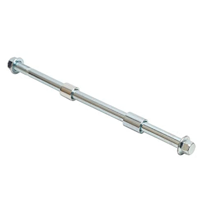 Mokuo 10mm 220mm Front Rear Axle with Bushing 6mm 20mm 32mm Fit for Motorcycle Pit Dirt Bike Moped Scooter QUAD ATV Mini Bike Parts - size: 10-220