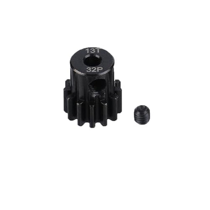 5Pcs Metal Steel 32P Pinion Gear Sets 13T 15T 17T 19T 21T with Hex Key for 1/10 Crawler Truck Traxxas Arrma HSP HPI AXIAL Tamiya LOSI RC Car Upgraded Parts (13T 15T 17T 19T 21T) - style: 13T 15T 17T 19T 21T