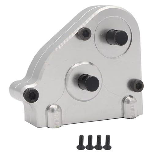 RC Cars Crawler Parts Compatible with MN86 MN86S MN86K MN86KS for MN G500 Metal Transmission Gearbox Transfer Case 1/12 RC Crawler Car Upgrade Parts(Silver) - color: Silver