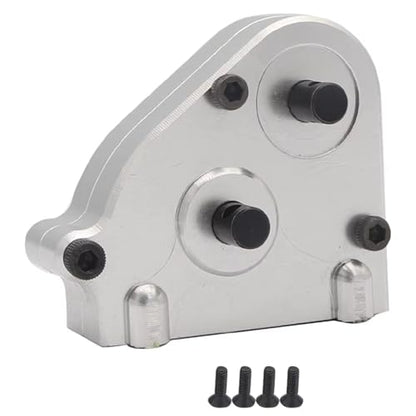 RC Cars Crawler Parts Compatible with MN86 MN86S MN86K MN86KS for MN G500 Metal Transmission Gearbox Transfer Case 1/12 RC Crawler Car Upgrade Parts(Silver) - color: Silver