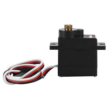 ZJchao Servo Motor, RC Servo 9g Metal Gear Digital Servo Mini Servo Steering Gear Metal Gear Micro Fit for 1/24 RC Fixed Wing Duct Plane Car Boat