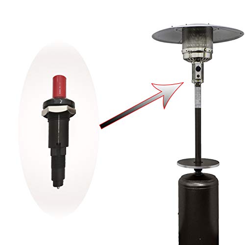 MENSI Gas Heater One Outlet Piezo Igniter Spark Plug Push Button Ceramic igniter 2PCS - size: One Exits Igniter Piezo