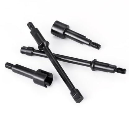Que-T Heavy Duty Steel CVD Driveshafts +2mm Extended Front Rear Drive Shafts for 1/30 Axial Scx30 RC Crawler Car - size: 2mm Extended
