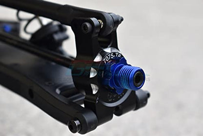 Aluminum 7075-T6 Rear Knuckle Arms For Traxxas 1/8 4WD Sledge Monster Truck 95076-4 - 6Pc Set Green