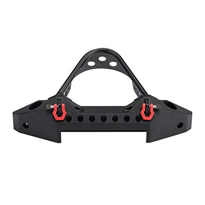 Rc Car Metal Front Bumper with 2 Led Lights for Traxxas 1/10 Scale Crawler