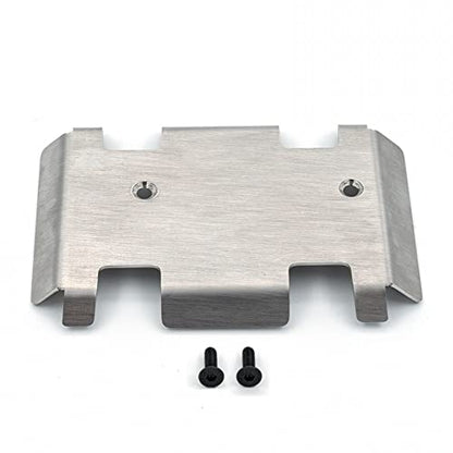 Stainless Steel Metal Chassis Armor Axle Protector Skid Plate for RGT EX86190 EX 86190 LC76 1/10 RC Crawler Car Upgrade Parts