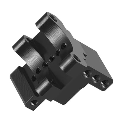 1/24th Adjustable Rear Link Mount Aluminum Link Bracket for Axial SCX24 1:24 RC Model Crawler Car Upgrade Parts (Black) - color: Black
