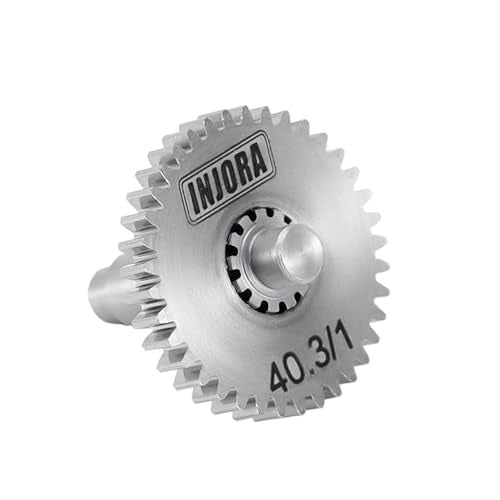 INJORA 40.3:1 Stainless Steel Transmission Gear Set for TRX4M - size: 40.3:1
