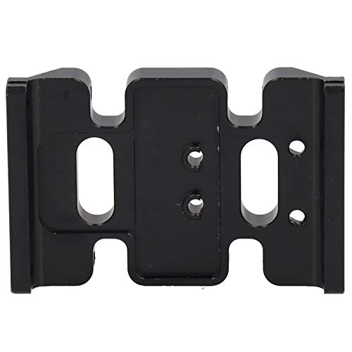 313mm Wheelbase Gearbox Chassis Frame, 1/10 RC Car Metal Upgrade Accessory, Aluminum Alloy Lightweight Base Support Plate with Anodized Finish for Remote Control Vehicles (Black) - color: Black