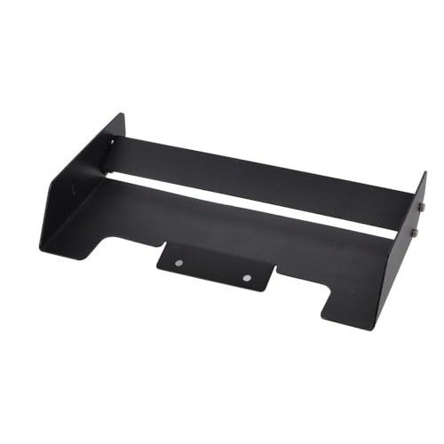Metal Rear Wing for Tamiya 1/10 TT-02B DF-02 DT-02 RC Car Tail Wing Rear Spoiler Wing Parts (Black) - color: Black