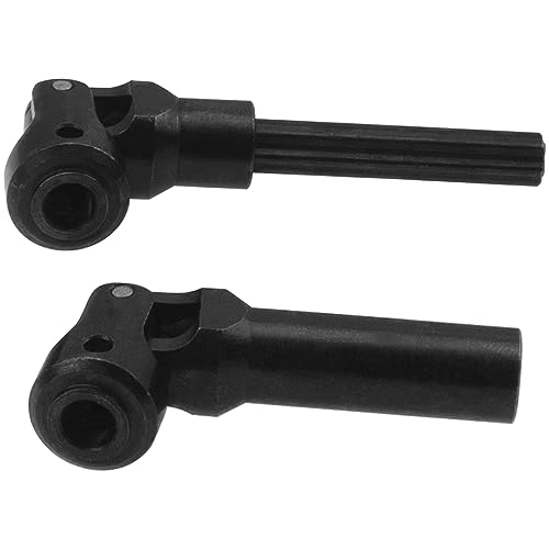 2Pcs Vgoohobby Universal Drive Shaft RC Crawler Driveshaft Compatible with Traxxas TRX4 Axial SCX10 AXI03007 Redcat Gen7 RC4WD D90 TF2 1/10 RC Crawler Car (Black,84-102mm) - color: Black, size: 84-102mm