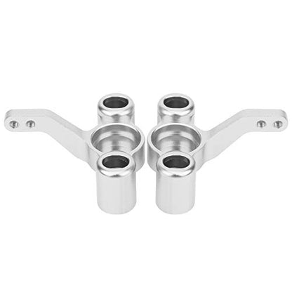 Bnineteenteam 1/10 RC Car Aluminum Alloy Front Knuckle, Front Steering Knuckle 122011(02165) Fit for HSP 1/10 RC Car 94122 94188 (Silver - color: Silver