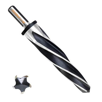 1-1/8" Reamer Drill Bit for Metal, M2 HSS Taper Reamer for Steel, Alloy, Wood, Plastic to Align, Enlarge Holes – 5-Spiral Flutes,1/2"Non-Slip Shank, 28mm Car Reamer, Bridge Construction Reamer. - size: 1-1/8"