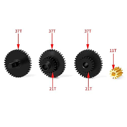 Steel Transmission Pinion Gear Set for TRX4M Defender, Bronco, K10 High Trail, F150 1/18 RC Crawler Car Upgrade Parts - style: 9.7:1