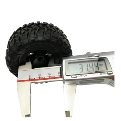 Compatible with LDRC LD P06 for Unimog 1/12 RC Truck Car Parts Accessories 4pcs 72mm Tire Tyre Wheel RC Assortment