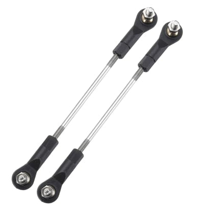 MECCANIXITY 2Pcs Adjustable Turnbuckles Camber Link, 89-99mm Turnbuckle Rod Steering Servo Linkage with M3 Ball Head Rod Ends for RC Car Replace Parts - size: 89-99mm