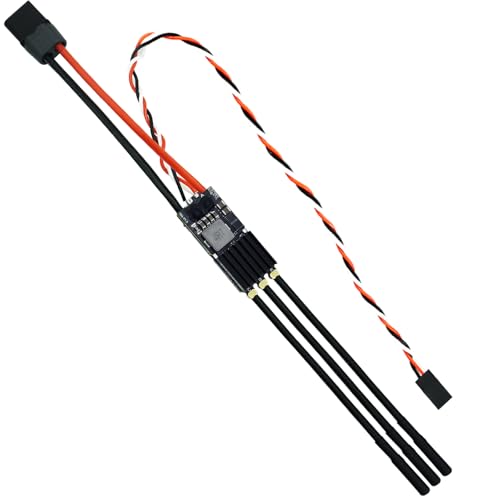 120A Brushless ESC 2-8S 12V 10A BEC for RC Crawler Car ESCape32 | with XT60 & 4.0mm Bullet Plug, Support Dshot, PWM, Oneshot, Multishot