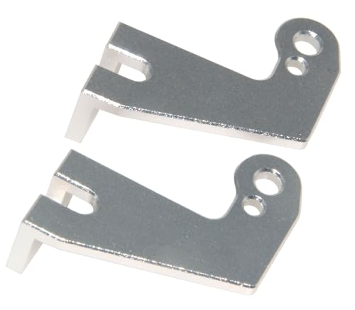 Gearbox Mount Bracket Compatible with Tamiya Clodbuster Upgrade Bullhead Monster Truck RC Car Aluminum Gear Box Holder Parts(Silver)