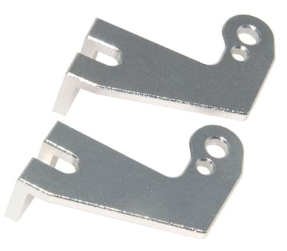 Gearbox Mount Bracket Compatible with Tamiya Clodbuster Upgrade Bullhead Monster Truck RC Car Aluminum Gear Box Holder Parts(Silver)