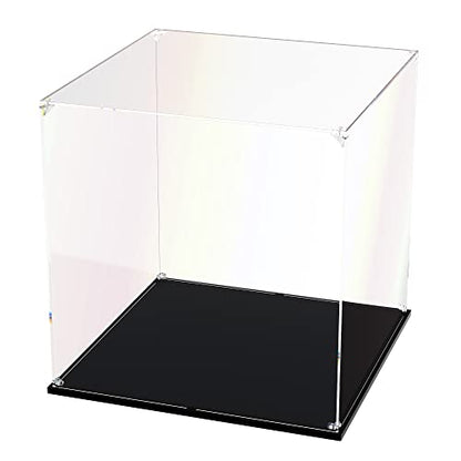 Clear Acrylic Display Case, Self-Assemble Showcase for Collectibles, Action Figures, Dolls- Alternative Glass Box for Commemorative Gifts(14x14x14 inch, 35x35x35 cm) - size: 14x14x14 inch, 35x35x35cm