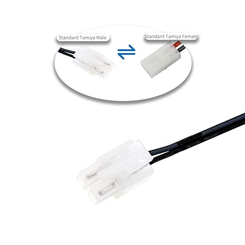 RC Car Battery Charger with Tamiya Plug for 7.2V 9.6V 8.4V Redcat Racing Hexfly NiMH Battery and Standard Tamiya Battery, 2.4V-12V NiMH/NiCD Universal RC Charger ﻿