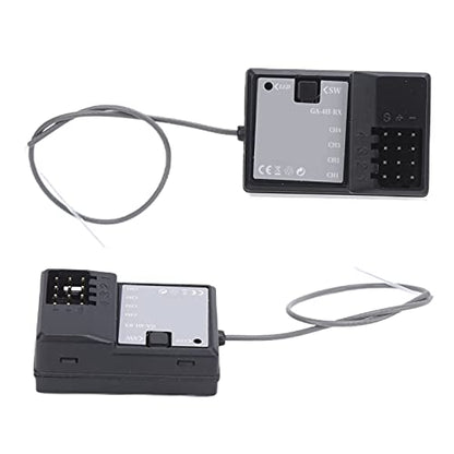 Waterproof RC Receiver 2.4G FHSS 67 - Channel, 3.3-6V High - Voltage Compatible Remote Control Car Boat Tank Receiver with 2ms Response Time