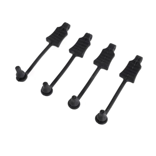 RC Cars Rubber Body Clips with Flexible Rubber Retainer Pull Tabs, Shell Fixed Buckle Lock with Shell Hole Opener Kit for Wltoys Hyper Go HAIBOXING HBX SCY 1/12 1/14 1/16 RC Car (4pcs) - color: 4pcs