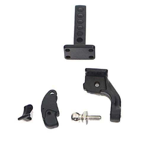 Share Goo Metal 1/10 RC Hitch Trailer Hook Simulation Climbing Tow Shackles Compatible with Traxxas TRX-4 90046 90047 SCX10 1/10 RC Crawler Car