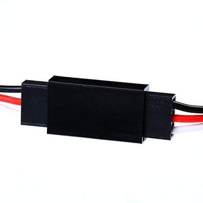 Tecunite 20 Pieces 3-pin Servo Extension Cable Wire Cord Female to Male RC Servo Extension Cord Wire Connectors for Connection Control Board Remote Control Parts, 5 Sizes(5 Sizes)