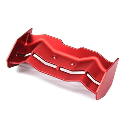 Aluminum Rear Wing for ARRMA Mini Kraton 3S 1/16 RC Car, Upgrade Part(Red) - color: Red