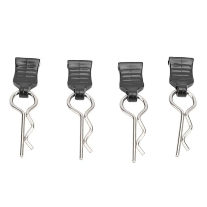 RC Car Body Pin with Pull Tabs Secure Connection Durable Plastic Metal Construction RC Body Clip for 124008 124010 124006 144016 144018 Hobbyists Racing Enthusiasts Off Road Use