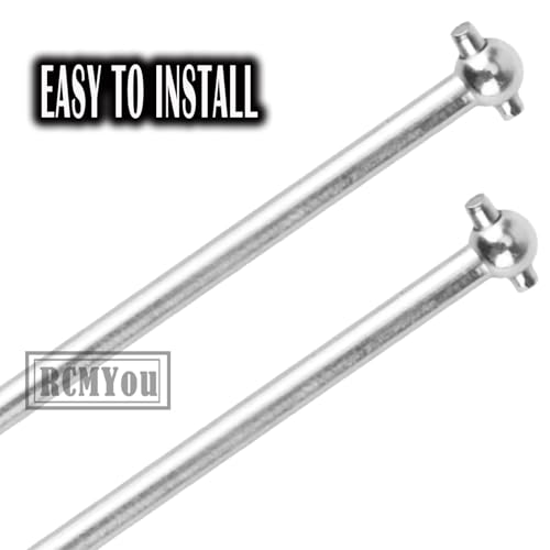 Center Drive Shaft Dogbone Upgrades Part for 1/7 Felony 6S BLX/Infraction 6S BLX/Limitless,Dogbone 168MM 102MM Hop Ups,#ARA310941#ARA310942,Silver