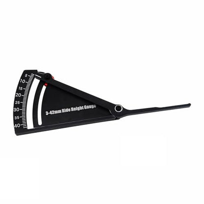 Aluminum RC Car 3–42mm Ride Height Gauge for 1/10 On-Road RC Cars | Aluminum Measuring Ruler,1/10 On-Road Gauge,RC Models Chassis Adjustment