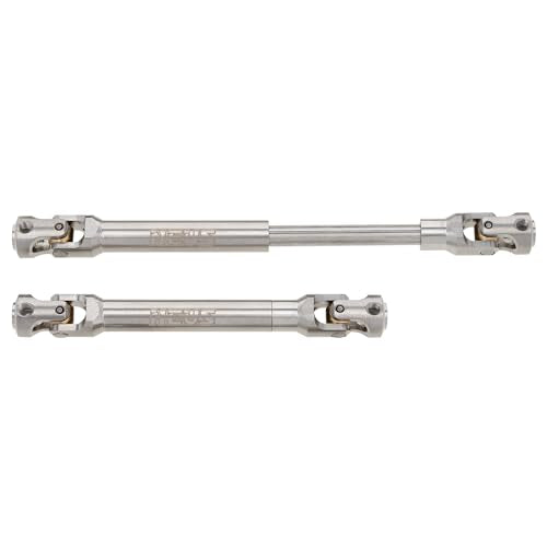 MEUS RACING 2pcs Universal Driveshaft for SCX10 SCX10 II Wraith TRX4 1/10 RC Crawler Upgrades Parts, 86-115mm - size: 86-115mm