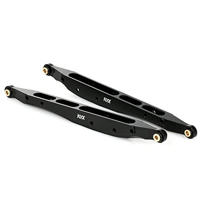 KYX Racing Stainless Steel Rear Trailing Arms Linkage Link Set Upgrades Accessories for RC Crawler Car Axial RBX10 RYFT