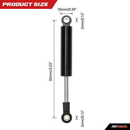 4 Pack 92mm Rc Shocks Absorber Damper Internal Spring for 1/10 Crawler Truck HSP HPI AXIAL LOSI RC Car Metal Upgraded Parts