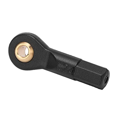 YOUTHINK 10PCS RC Tie Rod End Ball Joint Rod End Linkage with 2.5mm Aperture 23mm Height Black Plastic for 1/10 1/12 RC Car